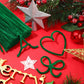 400 Pieces Christmas Chenille Pipe Cleaners Jumbo Fluffy Chenille Stem for DIY Craft(Green)