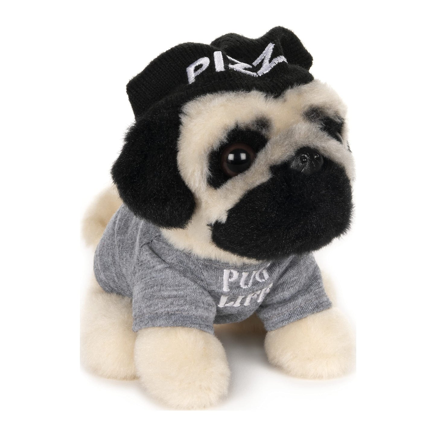 Gund Doug The Pug Pizza Hat Plush Stuffed Animal Dog, 5''