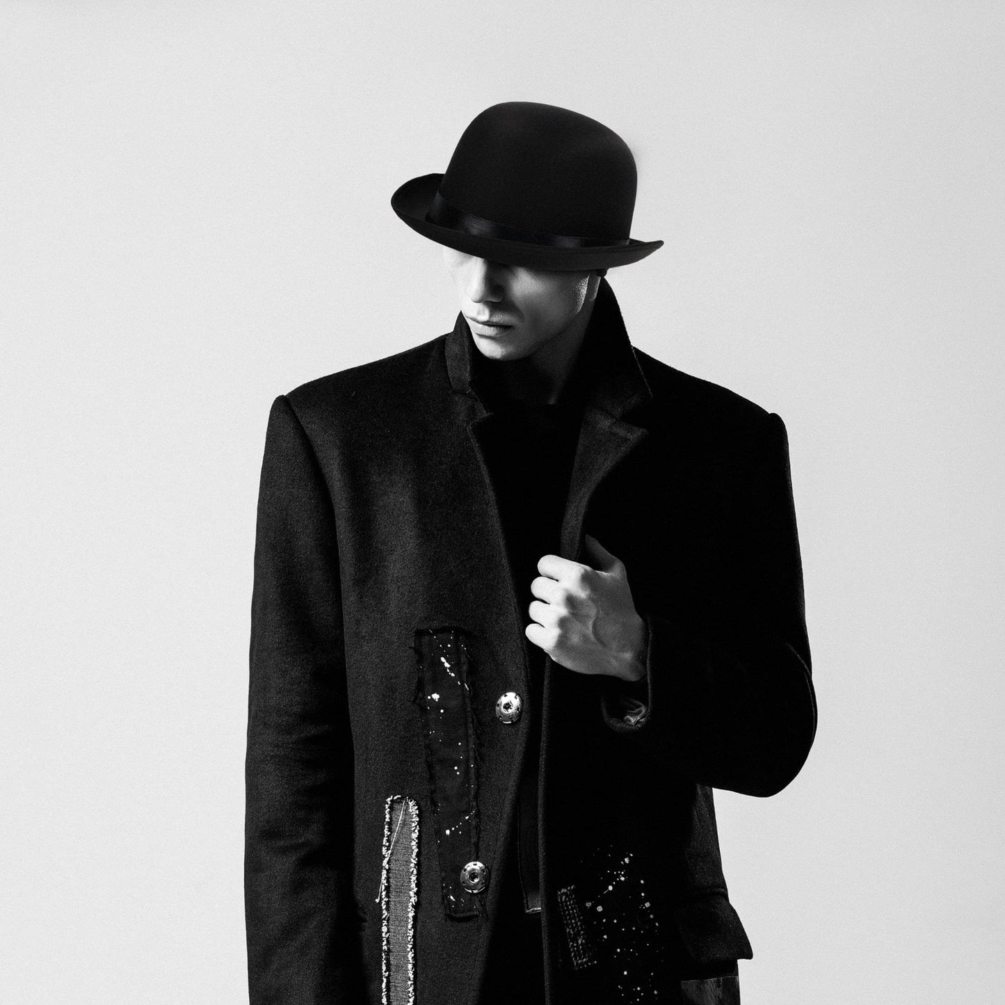 Rubies mature-themed Satin Derby Hat  Black  One Size