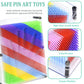 MICKYU 3D Pin Art Toy - Autism Sensory Board Game, 8x10 inches, Colorful Plastic, Model MY21112901