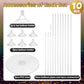 Joyypop 10 Sets Balloon Stand Kit, Balloon Sticks With Base Party Supplies Birthday Graduation Party Decorations Wedding
