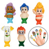 Nickelodeon Bubble Guppies Finger Puppets - Party Favors, Educational, Bath Toys