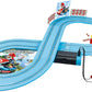 Carrera First Mario Kart - Slot Car Race Track With Spinners - Includes 2 Cars: Mario And Peach - Battery-Powered Beginner Racing Set For Kids Ages 3 Years And Up