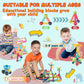 Titrot Magnetic Blocks Kids Toys, Large Magnetic Building Sticks Stem Educational Sensory Toy Preschool Learning Montessori Toys