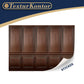 3 Sheets Self-Adhesive Wall Cladding For Dollhouse 1:12 Scale (Wood Paneled Wall (Mahogany))