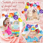 100 Pcs Link Balloon Linking Balloon Latex Linkable Balloons Connected Wedding Party Decoration (Colorful, 10 Inch)