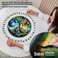 LEOGOR Wooden Jigsaw Puzzle 350 Pieces, Yin Yang Design, Extra-Thick 5mm Wood, 15x14.9 in, Unique Animal Shapes, Challenging Gift