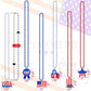 36PCS Fourth/4th of July Necklaces Beads: Patriotic Accessories Bulk Memorial Day Party Favors Decor Decorations-Star Uncle Sam