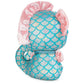 Gund P.Lushes Designer Fashion Pets Mel Dives Premium Seahorse Stuffed Animal, Pink And Teal, 6
