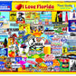 White Mountain Puzzles I Love Florida - 1000 Piece Jigsaw Puzzle