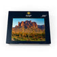 Mypuzzle The Superstition Mountains And Sonoran Desert Landscape At Sunset In Lost Dutchman State Park, Arizona - Premium 1000 P