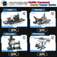 1110 Pcs Swat City Police Station Mobile Command Center Truck Car Building Blocks Set In 25 Different Models Police Cars, Helico