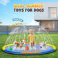 Splash Pad Sprinkler For Kids, 97'' Extra Large Non-Slip Baby Play Mat - 4 Colors, Dog Pool Toys, Toddler Outdoor Toys For Ages
