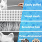 Draupnir 10Pcs Cat Mask Therian Mask Fox Mask with Fur and Eye Mesh, DIY Blank White Paper Cat Face Mask to Paint, Cat Nask Ther