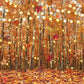 LTDKAEN Fall Leaves Forest Backdrop Glitter Autumn Maple Deciduous Photography Background Fall Thanksgiving Bridal Shower Party 
