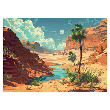 Snappy Puzzles - 1000 Piece Puzzle For Adults - ...But It'S A Dry Heat - Fun, Challenging, Hard, No Dust, Nature Landscape Jigsa