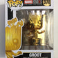 Funko Pop Marvel: Marvel Studios 10 - Groot (Gold Chrome) Collectible Figure, Multicolor