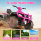 ELEMARA 2 Seater Ride on ATV, 4 Wheeler Quad Ride on Toy with 10AH Battery, Ride on Electric Big Kids