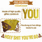 Gold Glitter Holy Shit You'Re 60 Birthday Banner Party Decoration,Happy 60Th Birthday/Cheers To 60 Years, Funny 60Th Birthday Pa