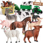 Waiiw Farm Animal Toys For Toddlers,23 Pcs Animal Toys With Realistic Animal Figurines,Tractor Toy And Fence,Farm Playset Educat