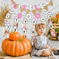 Halloween Ghost 1St Birthday Photo Banner Haning Ghost Birthday Photo Banner For Newborn To 12 Months Halloween Milestone Photog