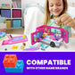 Mega Construx Barbie Dream Camper Adventure Building Toy Set, 580 Pieces, 4 Micro-Dolls, Pink, Ages 6+, Plastic