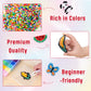 QUEFE 5200pcs Perler Beads Fuse Beads Kit for Boys and Girls, 24 Colors 5mm Melting Beads Set Including Pegboards, Ironing Paper