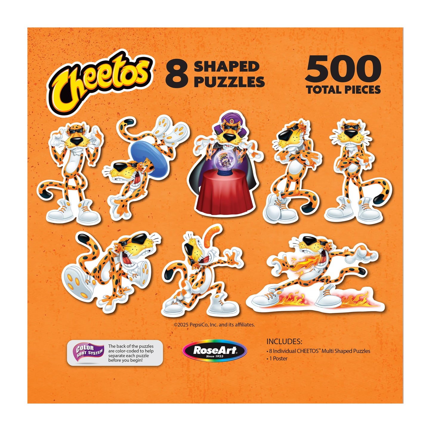 RoseArt - Mini Shaped - Cheetos - 500 Piece Jigsaw Puzzles for mature-themeds