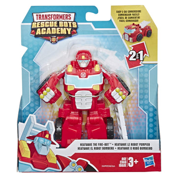 Transformers Playskool Heroes Rescue Bots Academy Heatwave The Fire-Bot Converting Toy, 4.5' Action Figure, Toys For Kids Ages 3 & Up