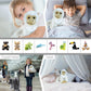 Puzzled Squirrel Monkey Plush - Super Soft 12" Stuffed Animal, White Polyester, Model 5353, Ideal for Kids and Adults