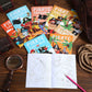 Faccito Mini Pirate Coloring Books - 24 Pcs DIY Nautical Theme, Paper, White, Model RT-Faccito-2943
