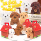 HAPGFS Mini Plush Puppy Keychain Dogs - 12 Pcs White Stuffed Animals with Carton Dog House - Perfect for Birthday Party Favors