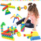CAPT.GOOSE 300 Pcs Kids Building Blocks with Storage Bag - Interlocking, Colorful Stem Toys for 3+ Year Old - Connects Building