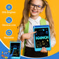 Tekfun 2 Pack Lcd Writing Tablet For Kids, 10 Inch Blue+Blue Doodle Board Drawing Board Reusable Drawing Tablet With Lanyard, Ed