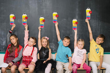 36PCS Back to School Goodie Bags Gifts Bulk: Students Teachers Party Favors, Plastic Candy Snack Pencil Treat Bag with Card, Tea