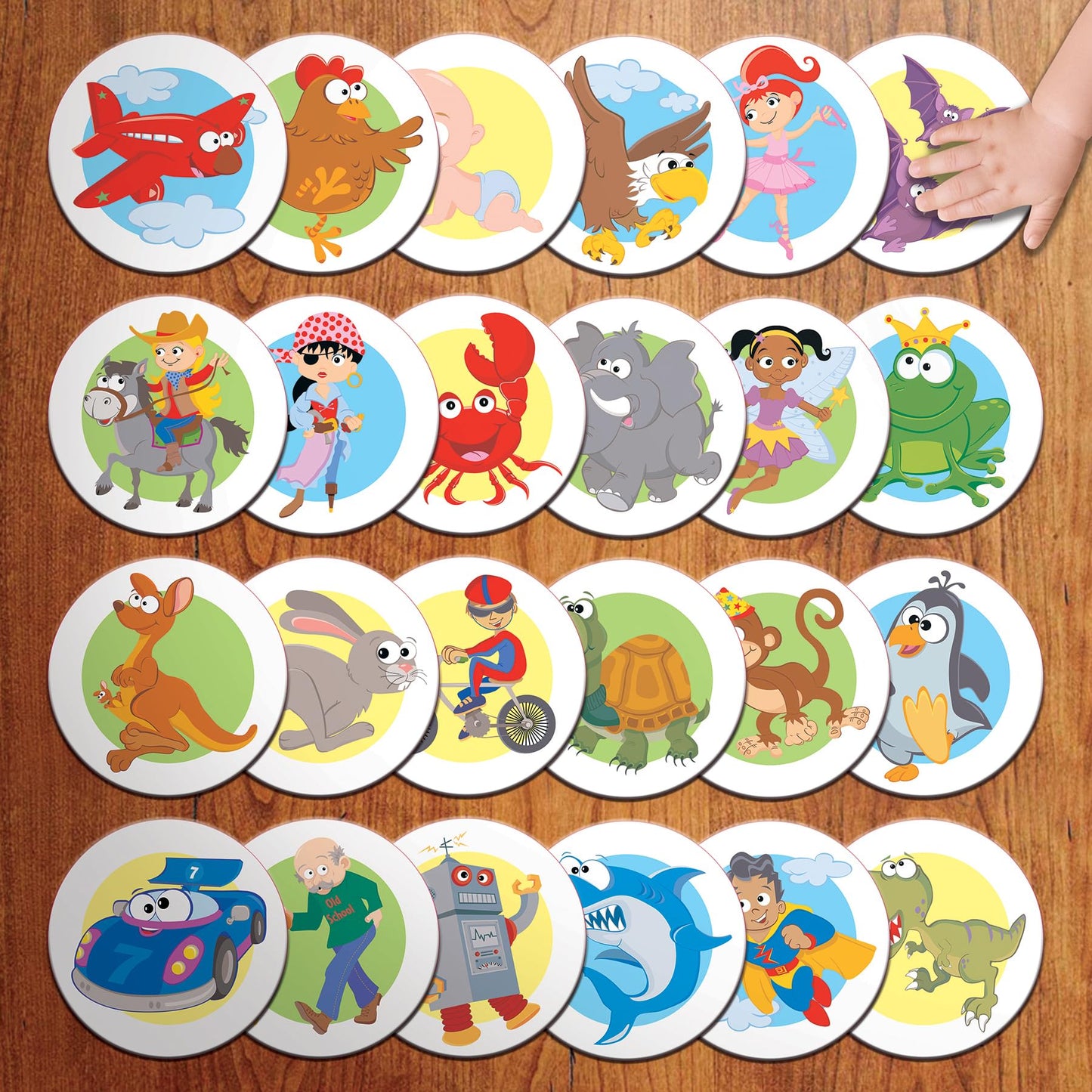 Outset Media Walk Like A Chicken Game - Preschool Role-Playing Activity, Multicolor, Ages 3+, 2+ Players