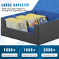 Maxgear Card Deck Box For Trading Cards, 1800+ Single Sleeved Cards Holders Storage, Pu Leather Collectible Card Deck Case With