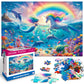 100 Piece Puzzles For Kids Ages 6-8 8-10 Mermaid Unicorn Puzzle For Girls 4-6 Years Old 100 Piece Jigsaw Puzzle For Adults Toddl