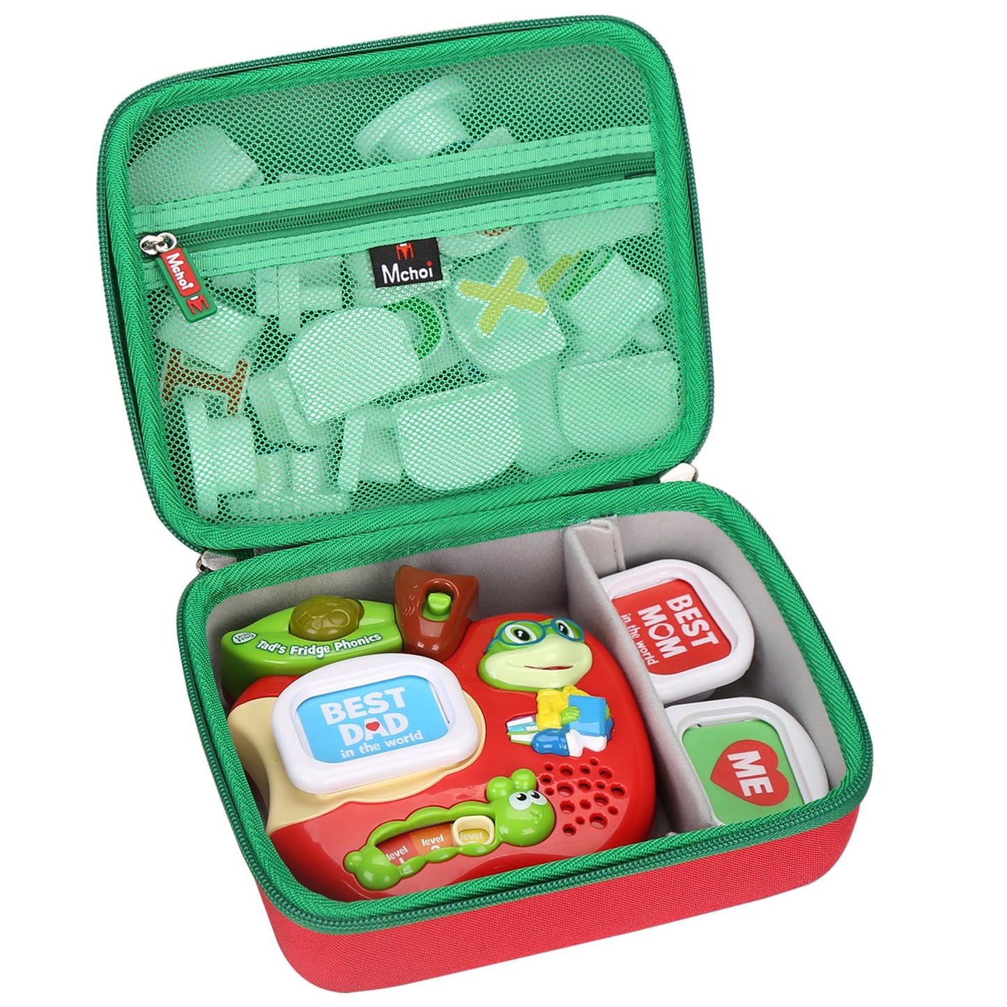 Mchoi Shockproof Carrying Case Compatible With Leapfrog Tad'S Fridge Phonics Magnetic Letter Set, Case Only