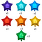 18 Inch Star Foil Balloons, 21Pcs Balloons For Party Decoration
