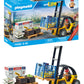 Playmobil Forklift Truck with Cargo, 22x9x20 cm, Plastic, Multicolor, Model 71528