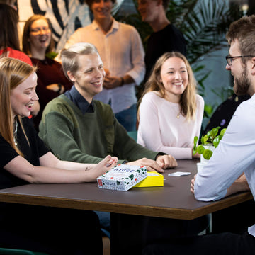 Hygge Games The Hygge Game - Cozy Conversation for 14+ Years, Multicolored & White, Perfect for Family and Friends Gatherings