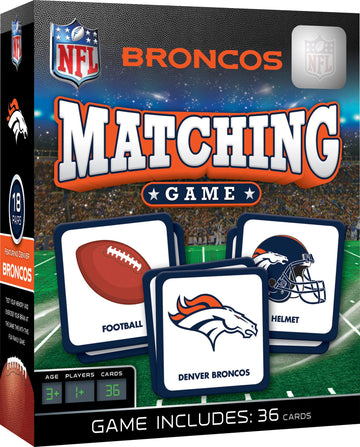Denver Broncos Matching Game