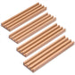 Yellow Mountain Imports Premium Beechwood Domino Racks/Trays (10-Inch) - Set Of 4 - Domino Holders For Mexican Train, Chickenfoot And Other Domino Games