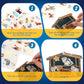 Glenmal Nativity Scene Sticker Set - 64 Sheets, Paper Crafts for Kids, Religious Christmas Decor with Cardboard & Rope