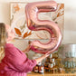 50 Balloon Number, Rose Gold Number 50Th Birthday Balloons 40 Inch, 50 Years Old Rose Gold Birthday Decorations For Men Women, 5