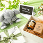 HyDren 5 Pcs I'm Sorry Gifts Set - Elephant Plush, Candle, Keychain, Card - Apology Present for Men, Women, Kids - Multiple Colors
