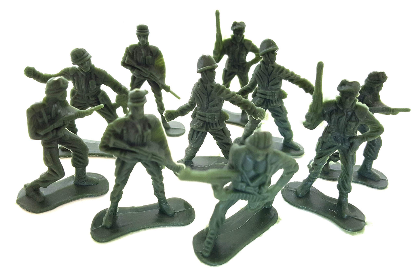 Dondor Enterprises Plastic Classic Assorted Toy Soldiers, 144 Toy Soldier Action Figures