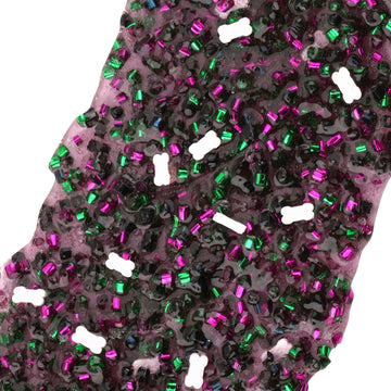 Green Purple Black Bingsu Slime, Non-Sticky Glimmer Crunchy Slime, Slime Party Favors For Kids, Slime Sensory Toys For Birthday