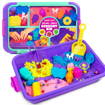 Made By Me Unicorn Sensory Bin - Multi Color Tactile Toys for Toddlers - Model 213679 - All-in-One Learning Experience